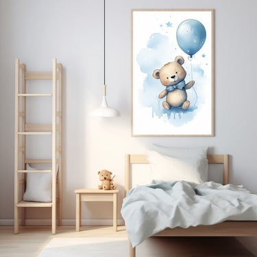Blue Bear Painting
